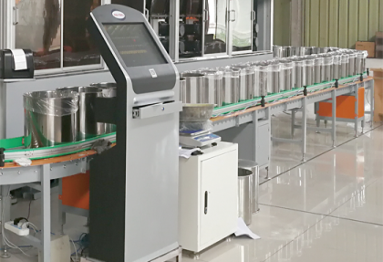 Small chemicals on-line manual scale